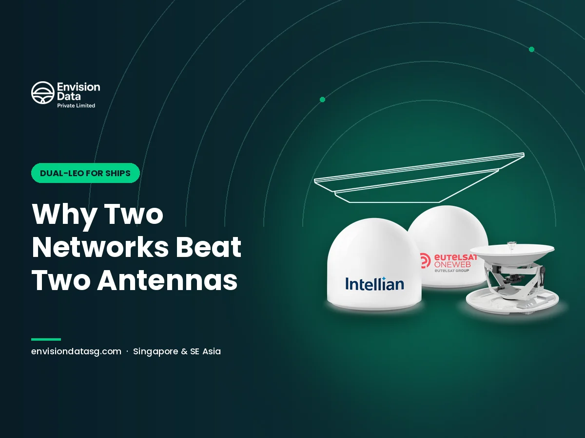 Starlink + OneWeb Dual-LEO for Ships: Why Two Networks Beat Two Antennas