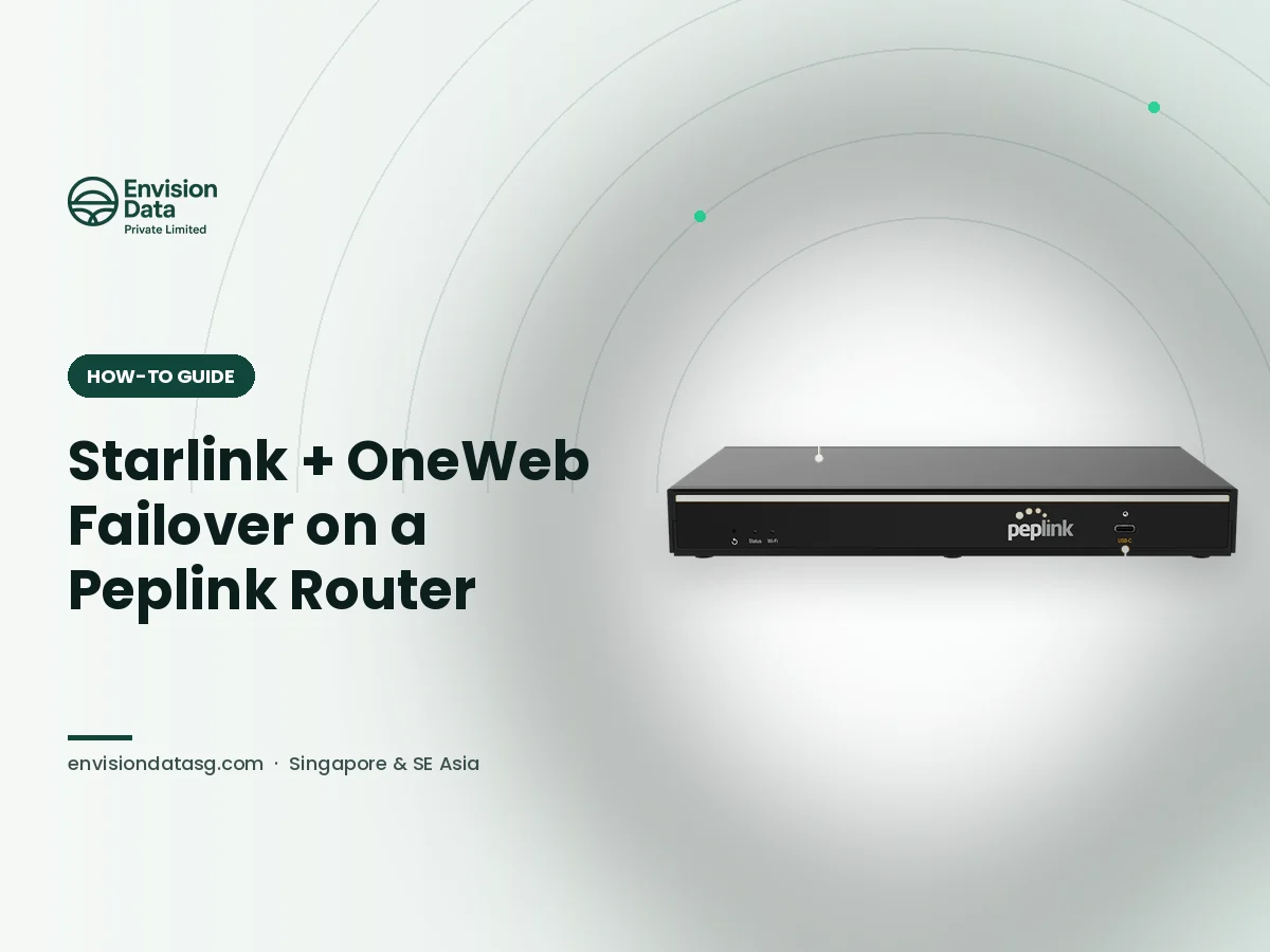 How to Set Up Starlink and OneWeb Failover on a Peplink Router