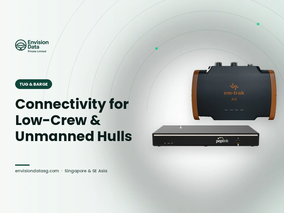 Tug and Barge Connectivity in Singapore and SE Asia: What to Fit on Low-Crew and Unmanned Hulls